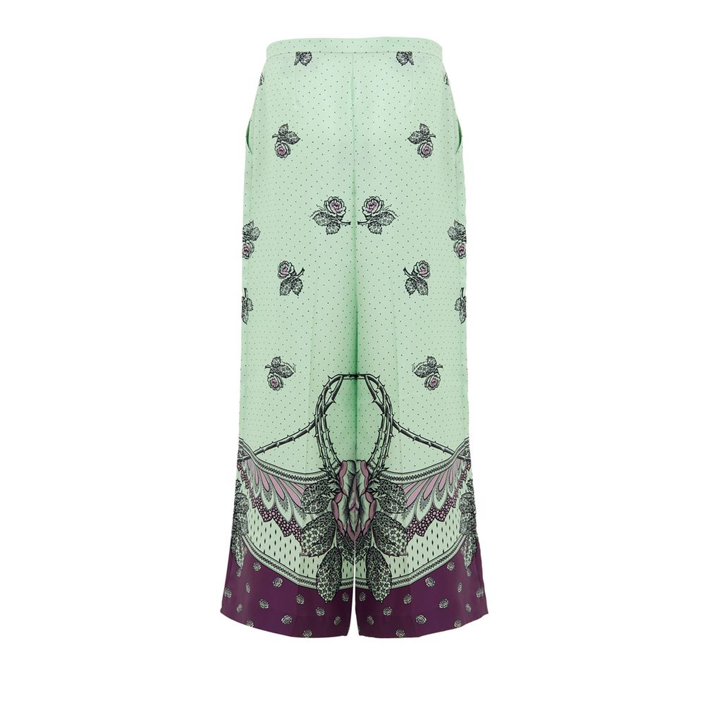 Gucci Green Silk Pant Gucci
