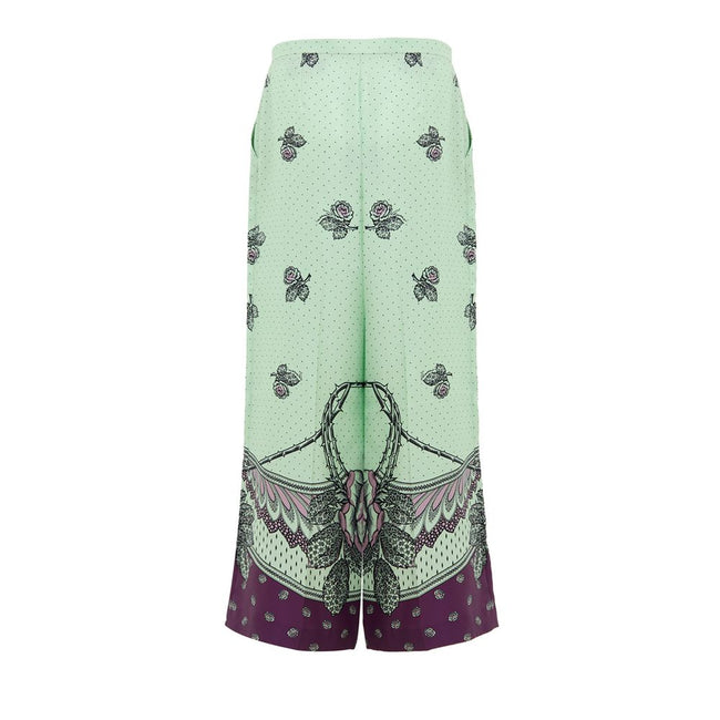 Gucci Green Silk Pant Gucci
