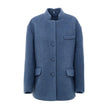 Gucci Light Blue Wool Jackets & Coat Gucci