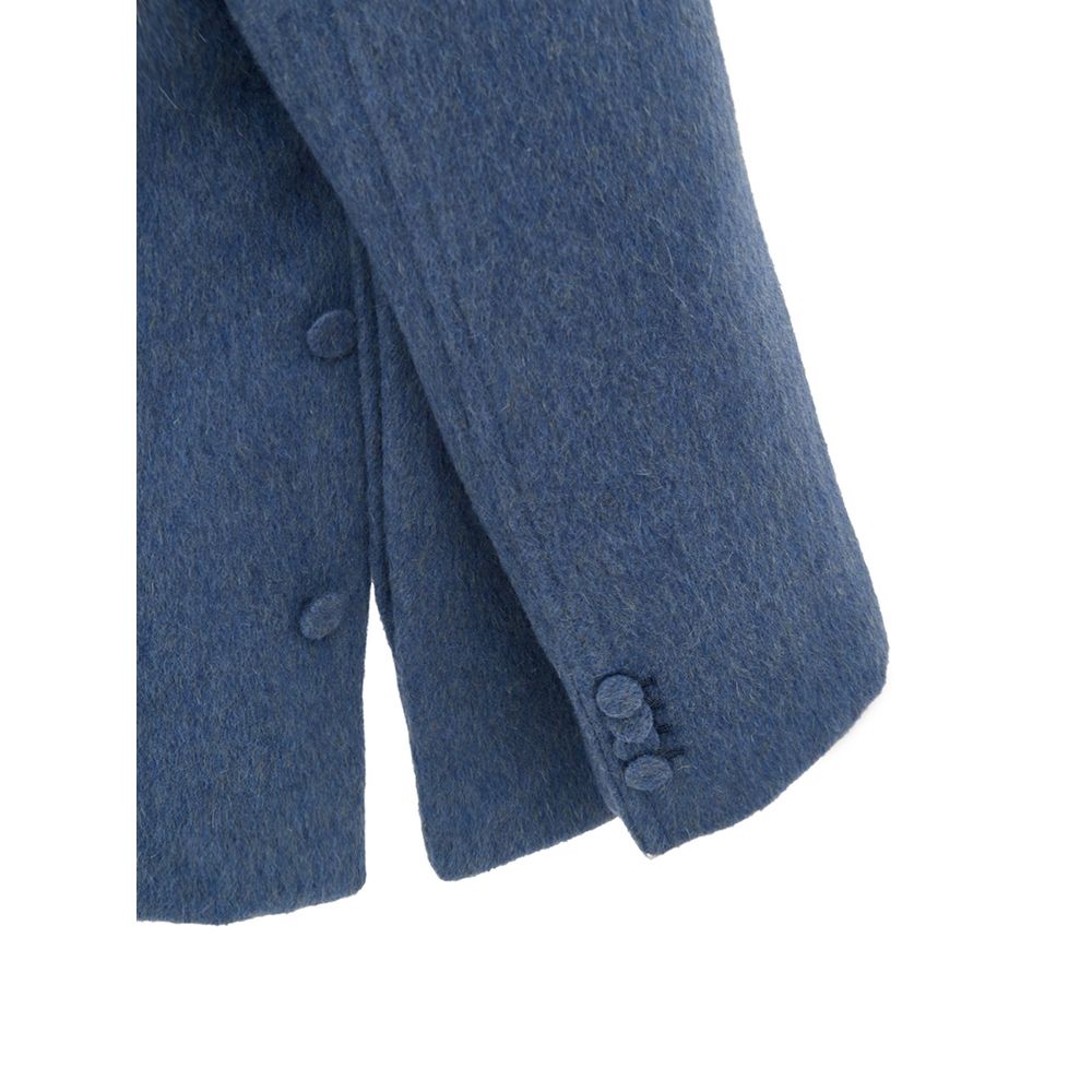 Gucci Light Blue Wool Jackets & Coat Gucci
