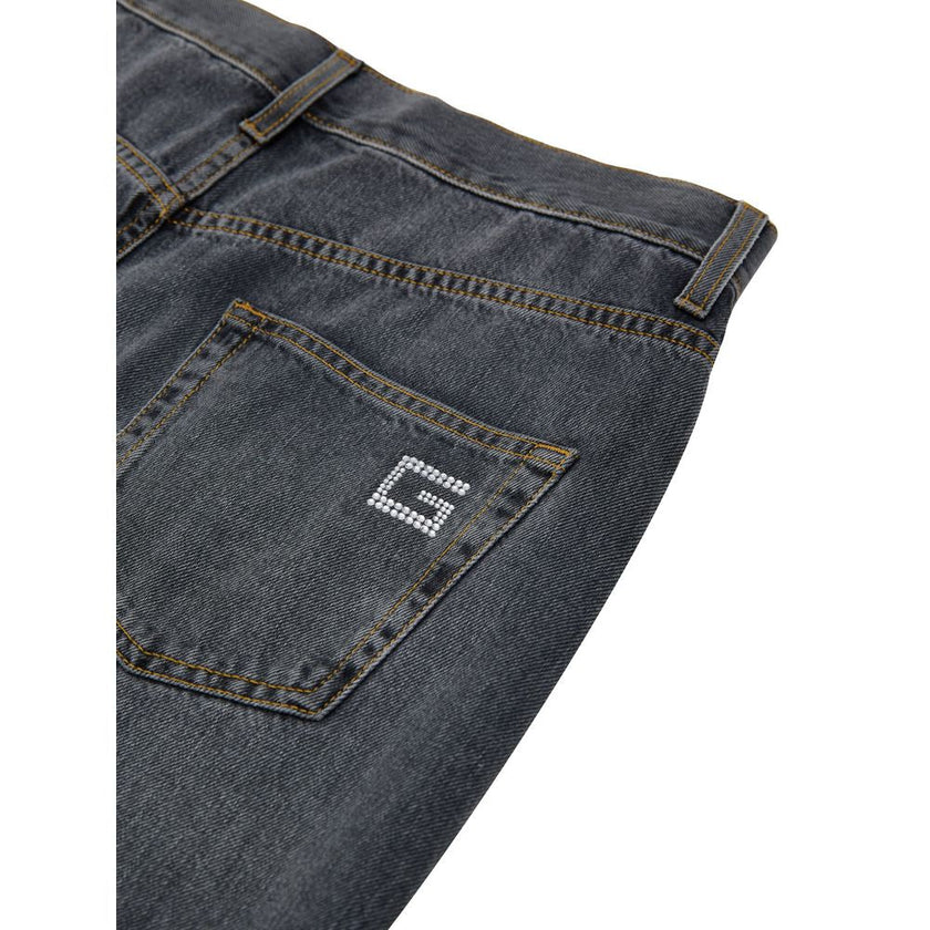 Gucci Gray Cotton Relaxed Fit Jeans Gucci