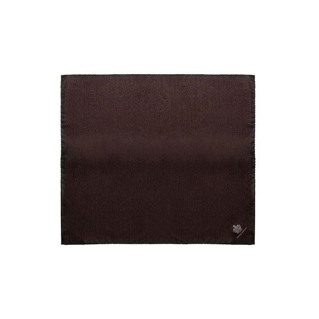 Dolce & Gabbana Brown Silk Pocket Square Dolce & Gabbana