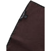 Dolce & Gabbana Brown Silk Pocket Square Dolce & Gabbana