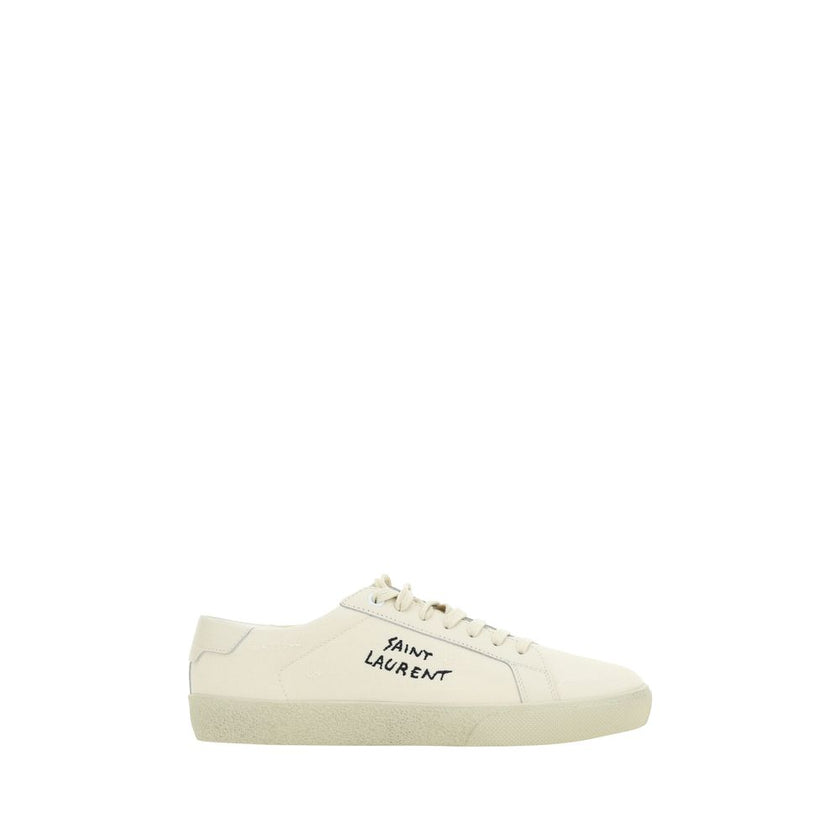 Saint Laurent White Rubber Low Top Sneakers Saint Laurent