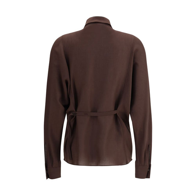 Brunello Cucinelli Embellished collar Shirt Brunello Cucinelli