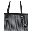 Michael Kors Quinn large jacquard logo Tote Bag Michael Kors