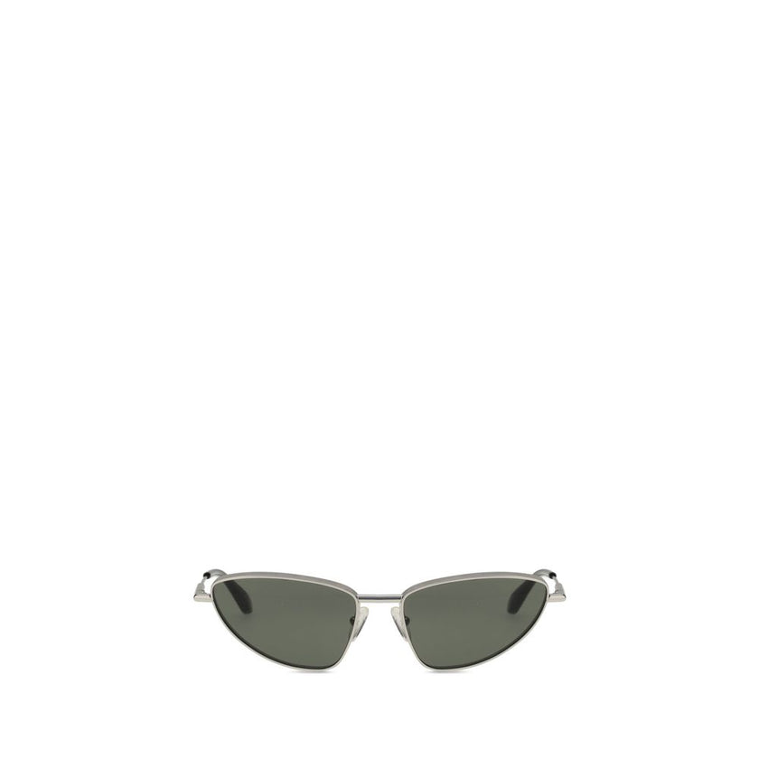 Alexander McQueen Silver Metal Sunglasses Alexander McQueen