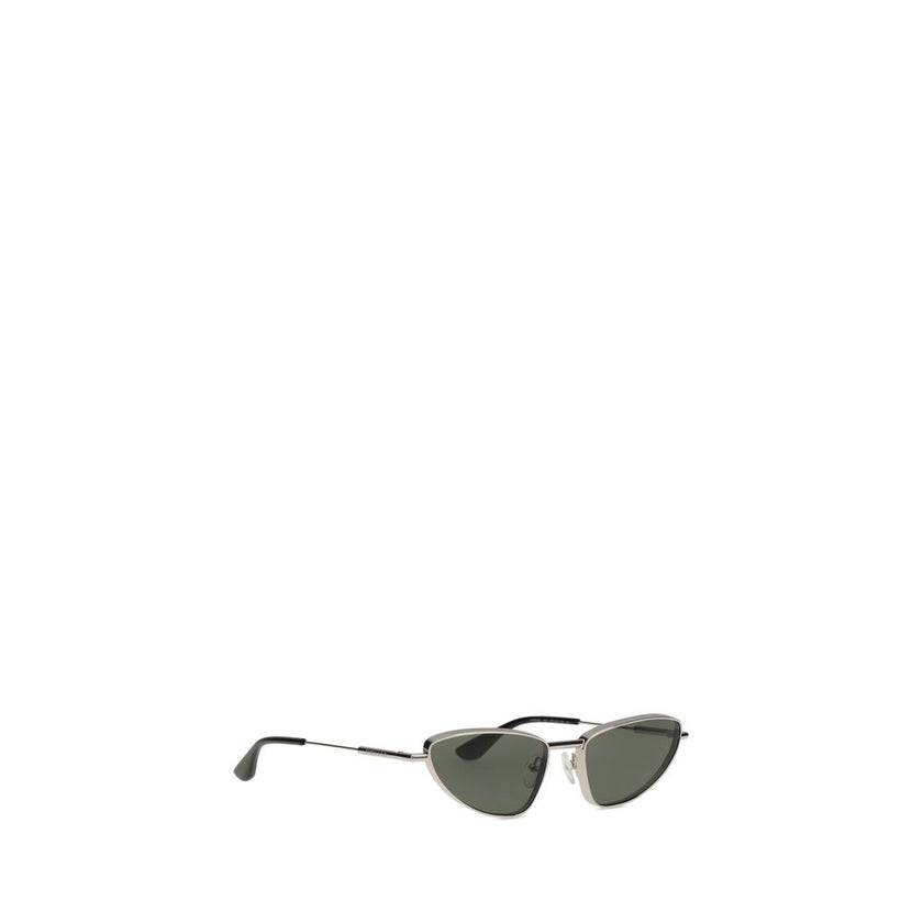 Alexander McQueen Silver Metal Sunglasses Alexander McQueen