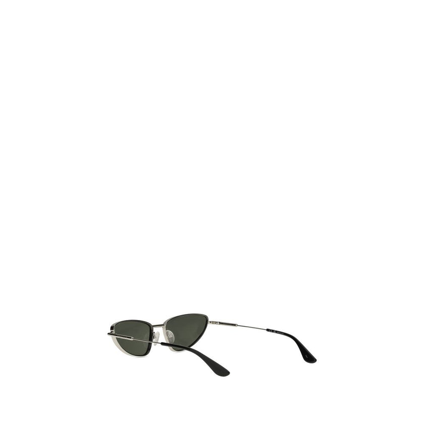Alexander McQueen Silver Metal Sunglasses Alexander McQueen