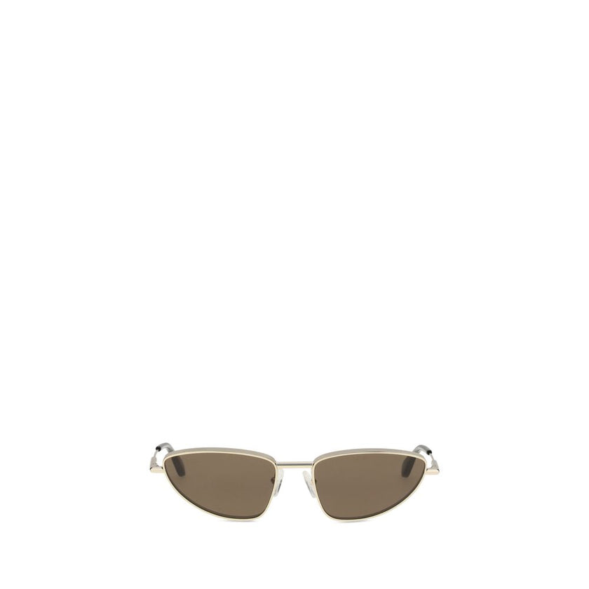 Alexander McQueen Gold Metal Sunglasses Alexander McQueen