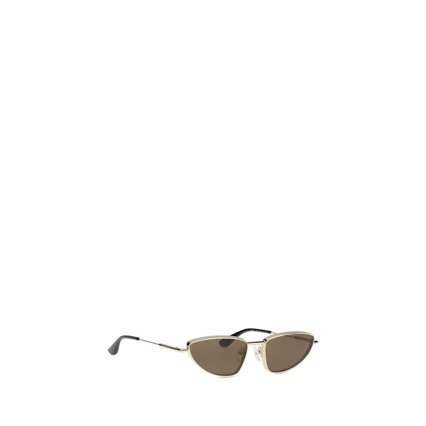 Alexander McQueen Gold Metal Sunglasses Alexander McQueen