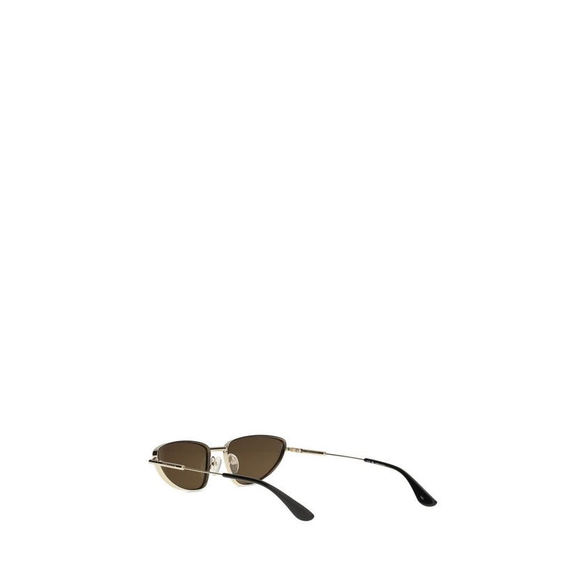 Alexander McQueen Gold Metal Sunglasses Alexander McQueen