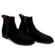 Dolce & Gabbana Black Calfskin Men Ankle Boot Dolce & Gabbana