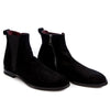 Dolce & Gabbana Black Calfskin Men Ankle Boot Dolce & Gabbana
