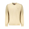 Tommy Hilfiger Beige Cotton Men Sweater Tommy Hilfiger