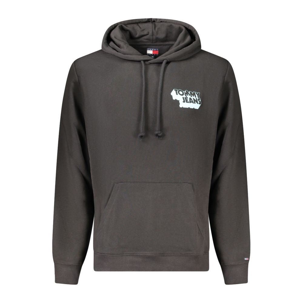 Tommy Hilfiger Black Cotton Men Sweater Tommy Hilfiger