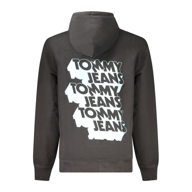 Tommy Hilfiger Black Cotton Men Sweater Tommy Hilfiger