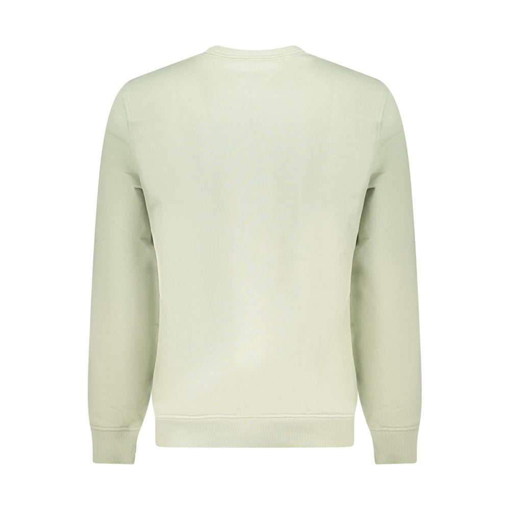 Tommy Hilfiger Green Cotton Men Sweater Tommy Hilfiger