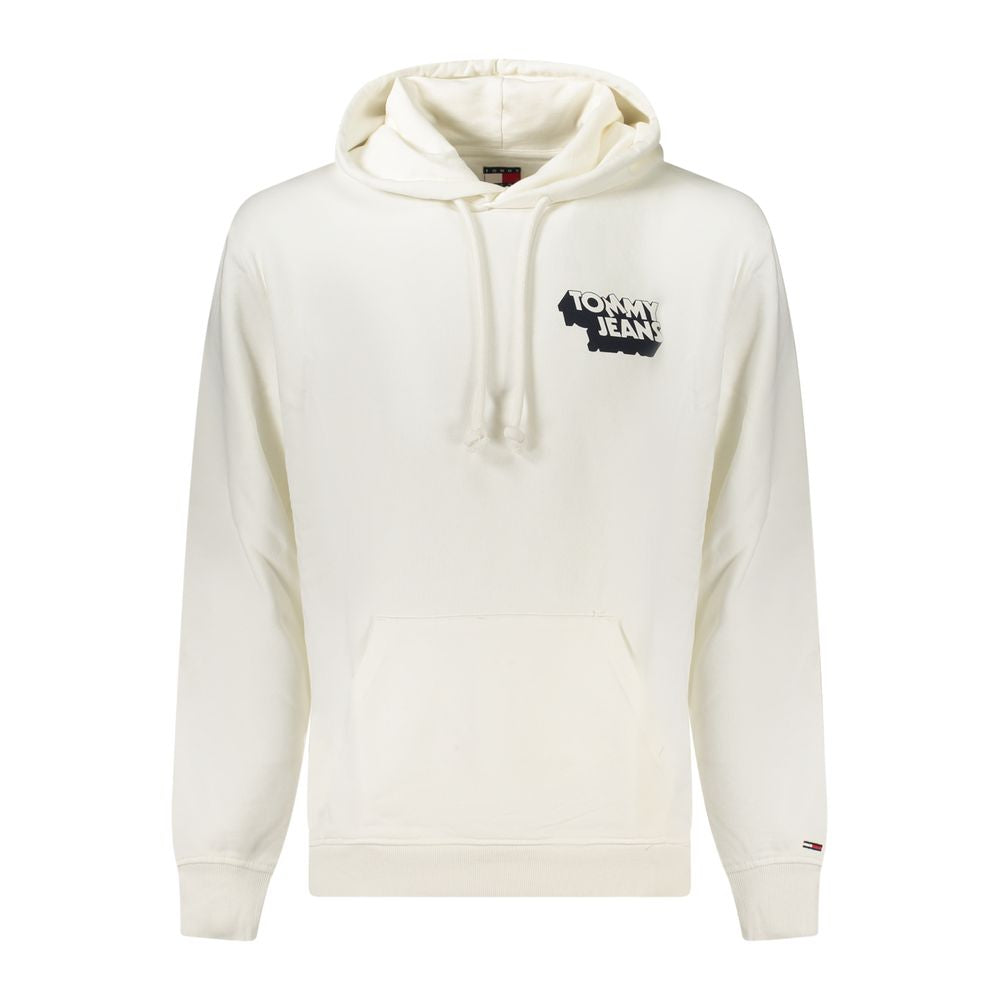 Tommy Hilfiger White Cotton Men Sweater Tommy Hilfiger