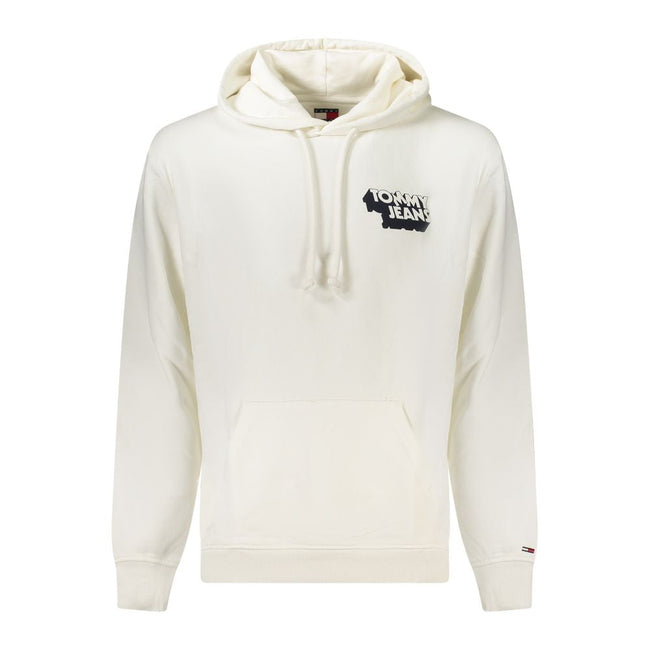 Tommy Hilfiger White Cotton Men Sweater Tommy Hilfiger