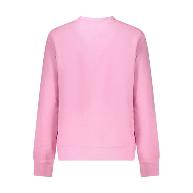 Tommy Hilfiger Pink Cotton Women Sweater Tommy Hilfiger