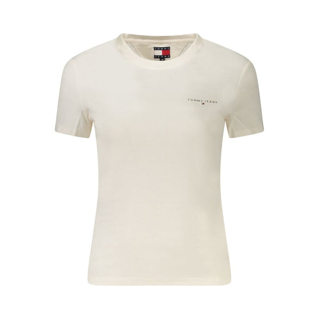 Tommy Hilfiger White Cotton Women T-Shirt Tommy Hilfiger