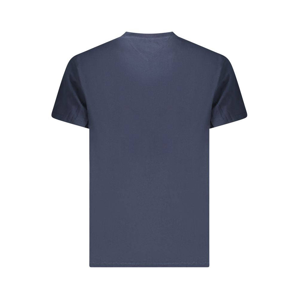 Tommy Hilfiger Blue Cotton Men T-Shirt Tommy Hilfiger