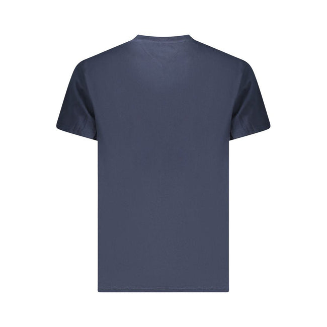 Tommy Hilfiger Blue Cotton Men T-Shirt Tommy Hilfiger