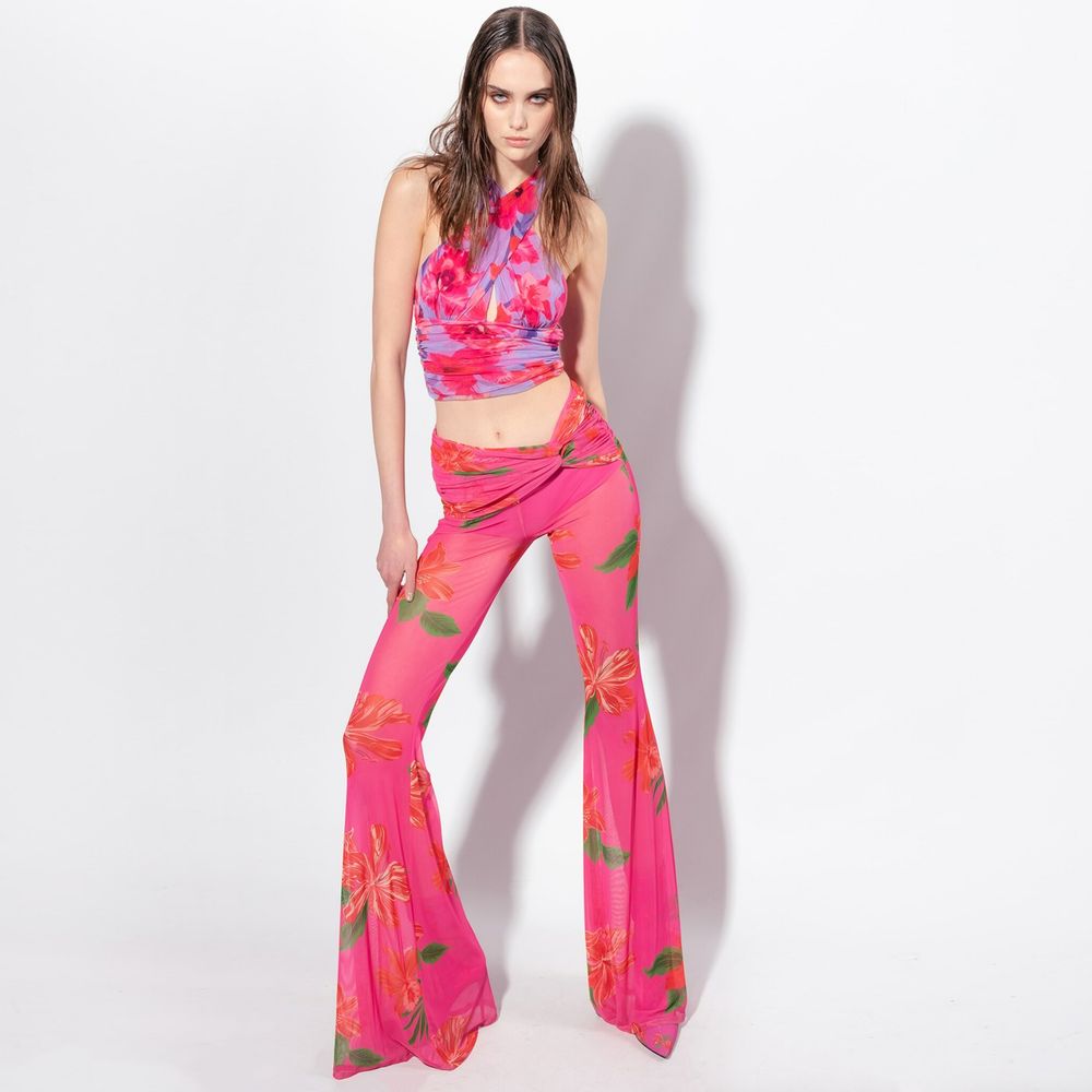 PINKO Multicolor Polyester Women Pant PINKO
