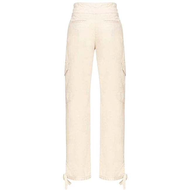 PINKO White Cotton Women Pant PINKO
