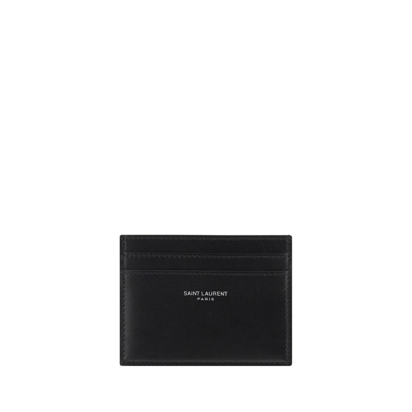 Saint Laurent Black Calf Leather Bos Taurus Wallet Saint Laurent