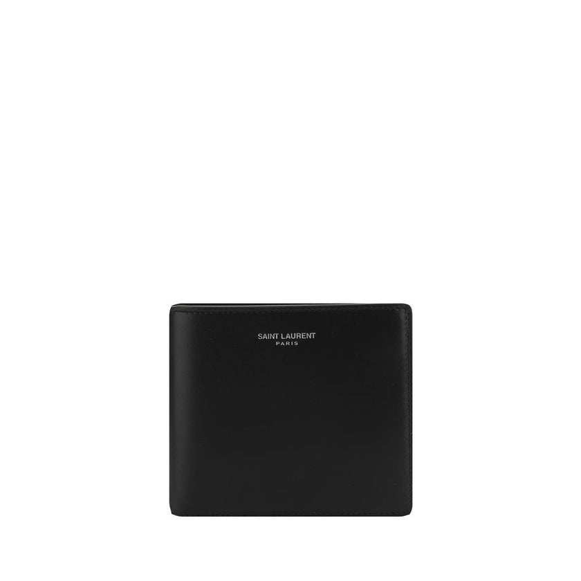Saint Laurent Black Calf Leather Bos Taurus Wallet Saint Laurent