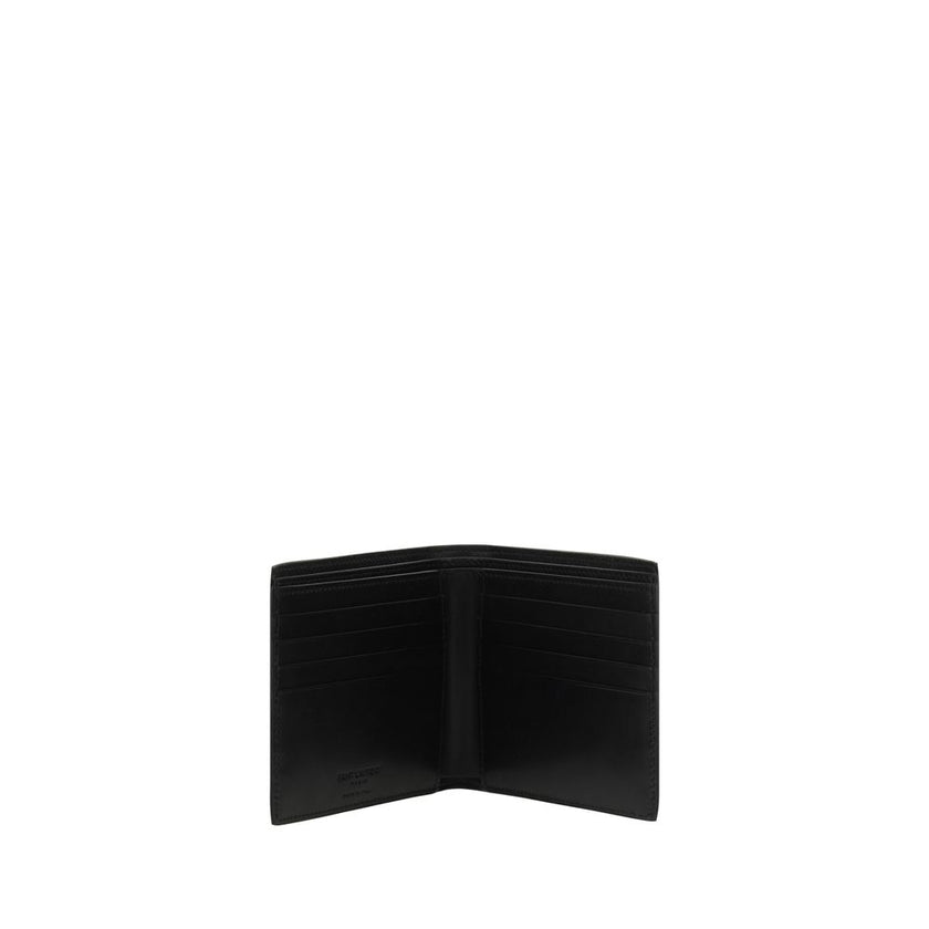 Saint Laurent Black Calf Leather Bos Taurus Wallet Saint Laurent