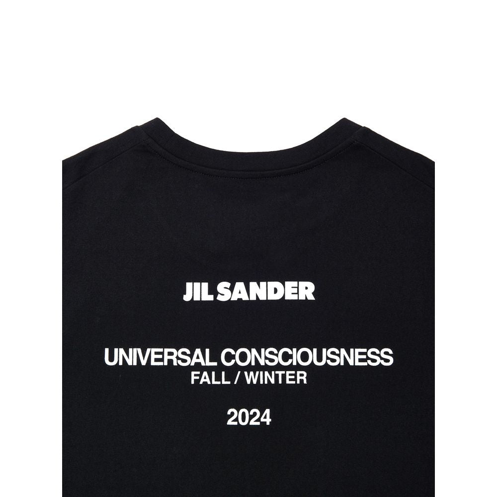 Jil Sander Black Cotton Long Jil Sander