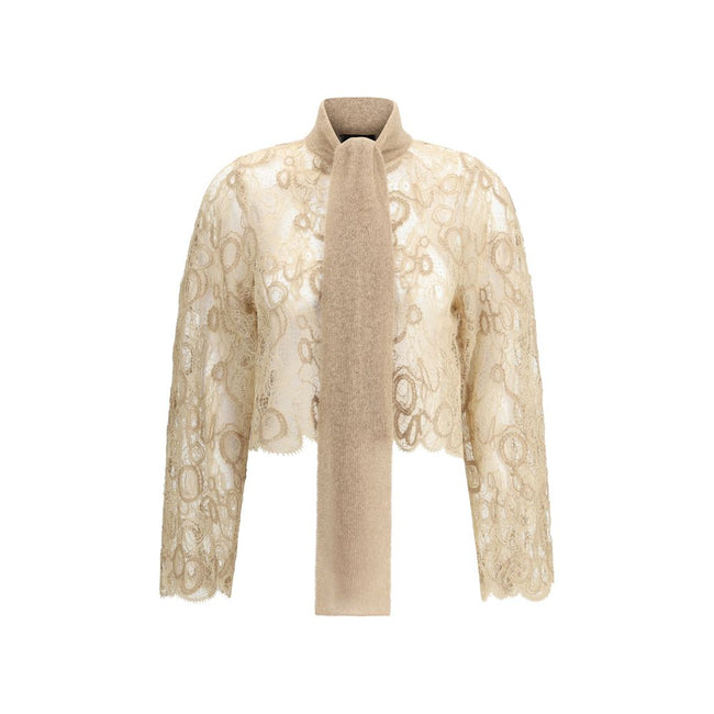 Fabiana Filippi Lace cropped Shirt Fabiana Filippi