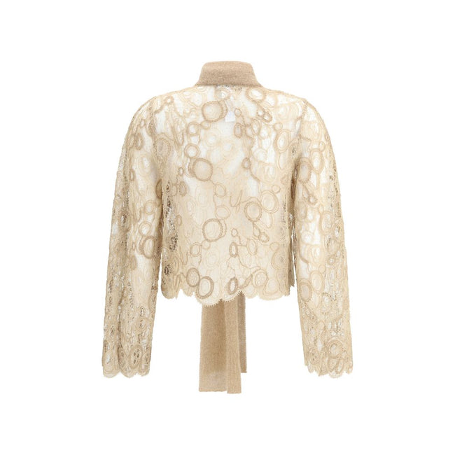 Fabiana Filippi Lace cropped Shirt Fabiana Filippi
