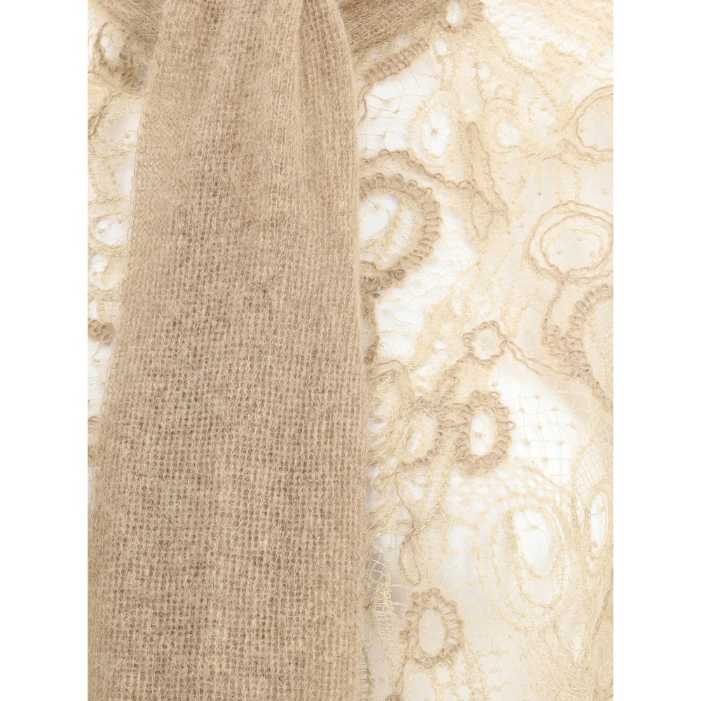Fabiana Filippi Lace cropped Shirt Fabiana Filippi