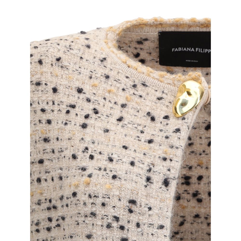 Fabiana Filippi Long knit Jacket Fabiana Filippi