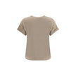 Brunello Cucinelli cashmere glitter T-shirt Brunello Cucinelli