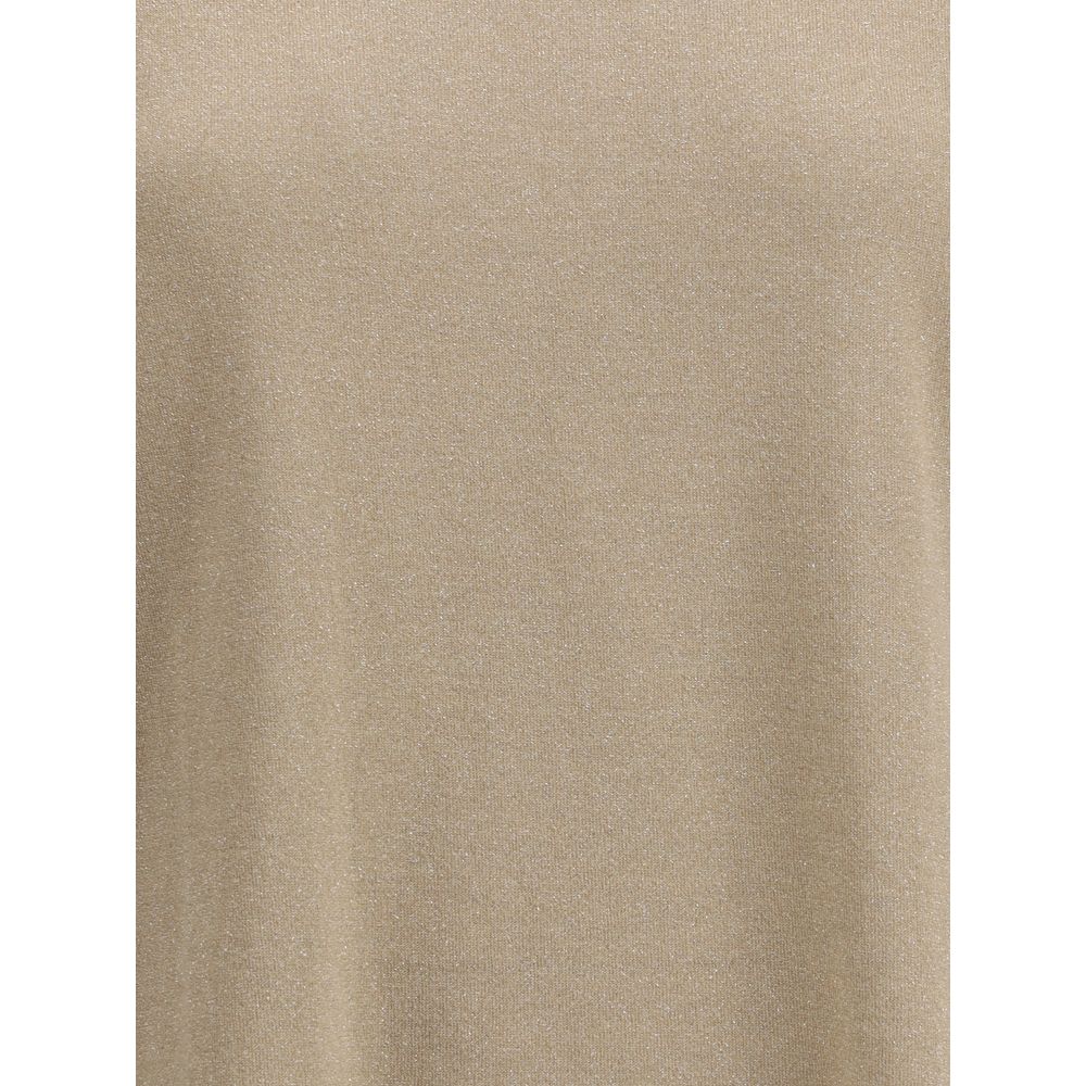 Brunello Cucinelli cashmere glitter T-shirt Brunello Cucinelli