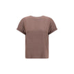 Brunello Cucinelli cashmere glitter T-shirt Brunello Cucinelli