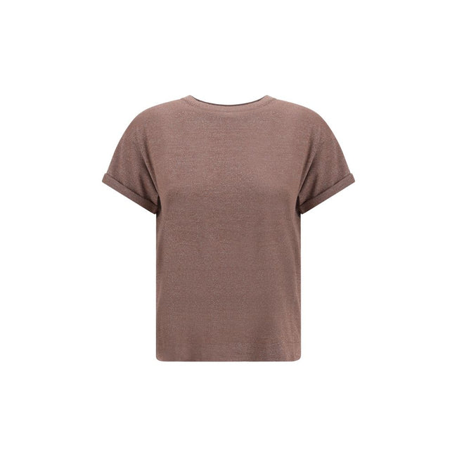 Brunello Cucinelli cashmere glitter T-shirt Brunello Cucinelli