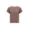Brunello Cucinelli cashmere glitter T-shirt Brunello Cucinelli