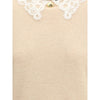 Fabiana Filippi Lace collar Sweater Fabiana Filippi