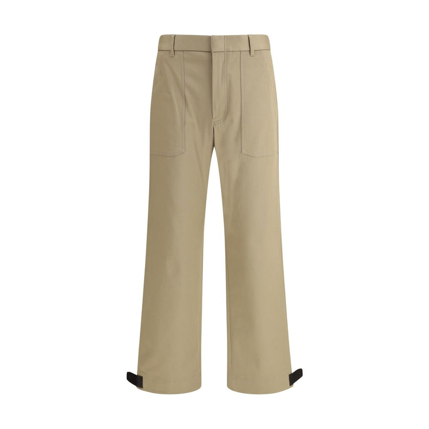 Brioni Beige Cotton Cargo Pants Brioni