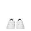 Dolce & Gabbana White Leather Low Tops Dolce & Gabbana