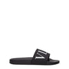 Valentino Garavani Black Cotton Slippers Sandals Valentino Garavani