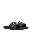 Valentino Garavani Black Cotton Slippers Sandals Valentino Garavani