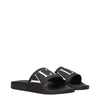 Valentino Garavani Black Cotton Slippers Sandals Valentino Garavani