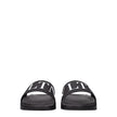 Valentino Garavani Black Cotton Slippers Sandals Valentino Garavani